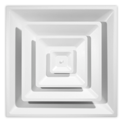 Shoemaker FTD Series Commercial Fixed 4-Cone High Volume T-Bar Diffusers